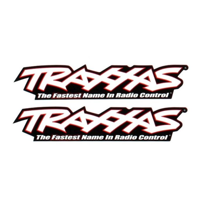TRX6169, TRAXXAS 4.5' / 114mm sticker zwart 100st